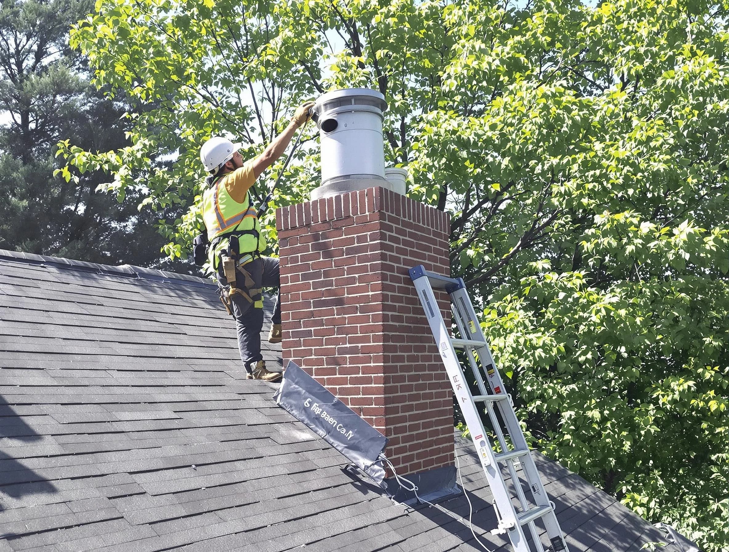 Chimney liner inspection by Bennett Chimney Sweep in Bennett, CO