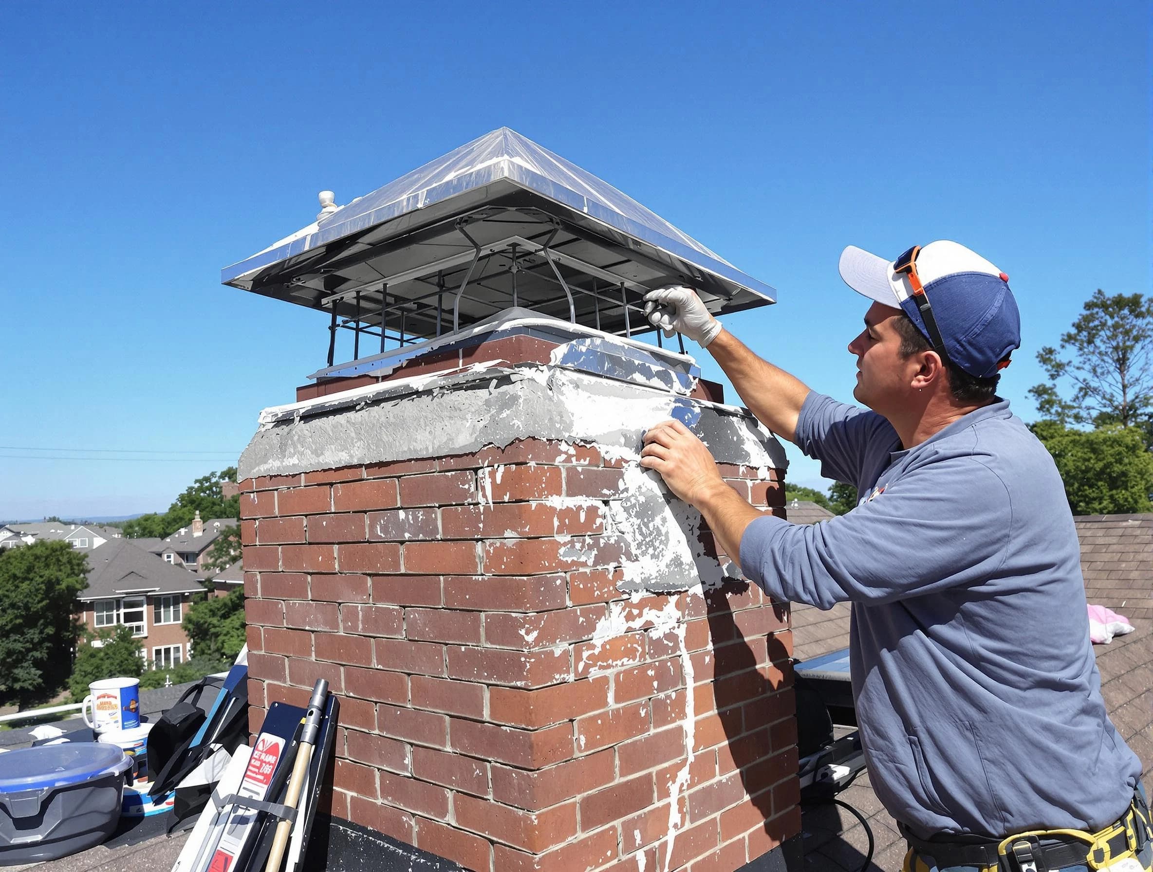 Chimney Crown Services service in Bennett, CO