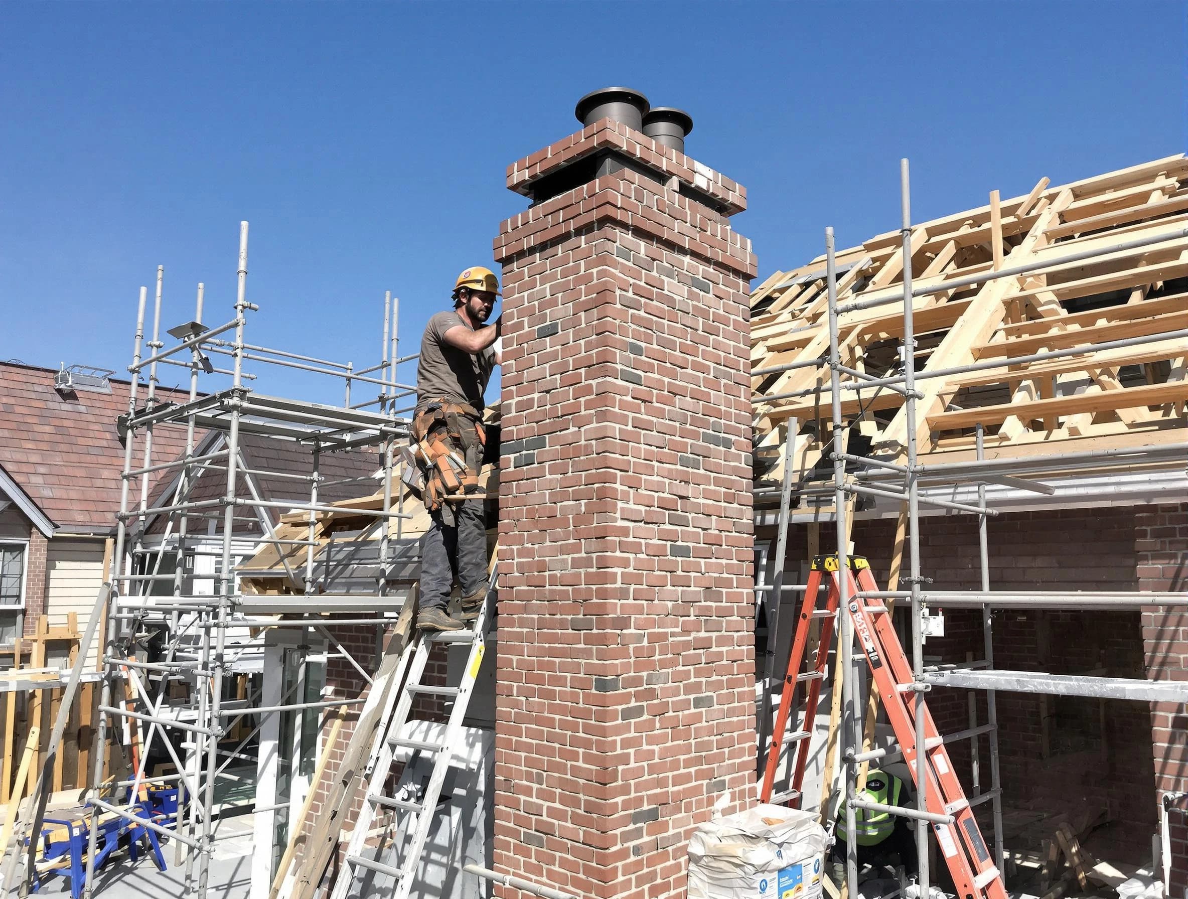 New chimney installation completed by Bennett Chimney Sweep in Bennett, CO