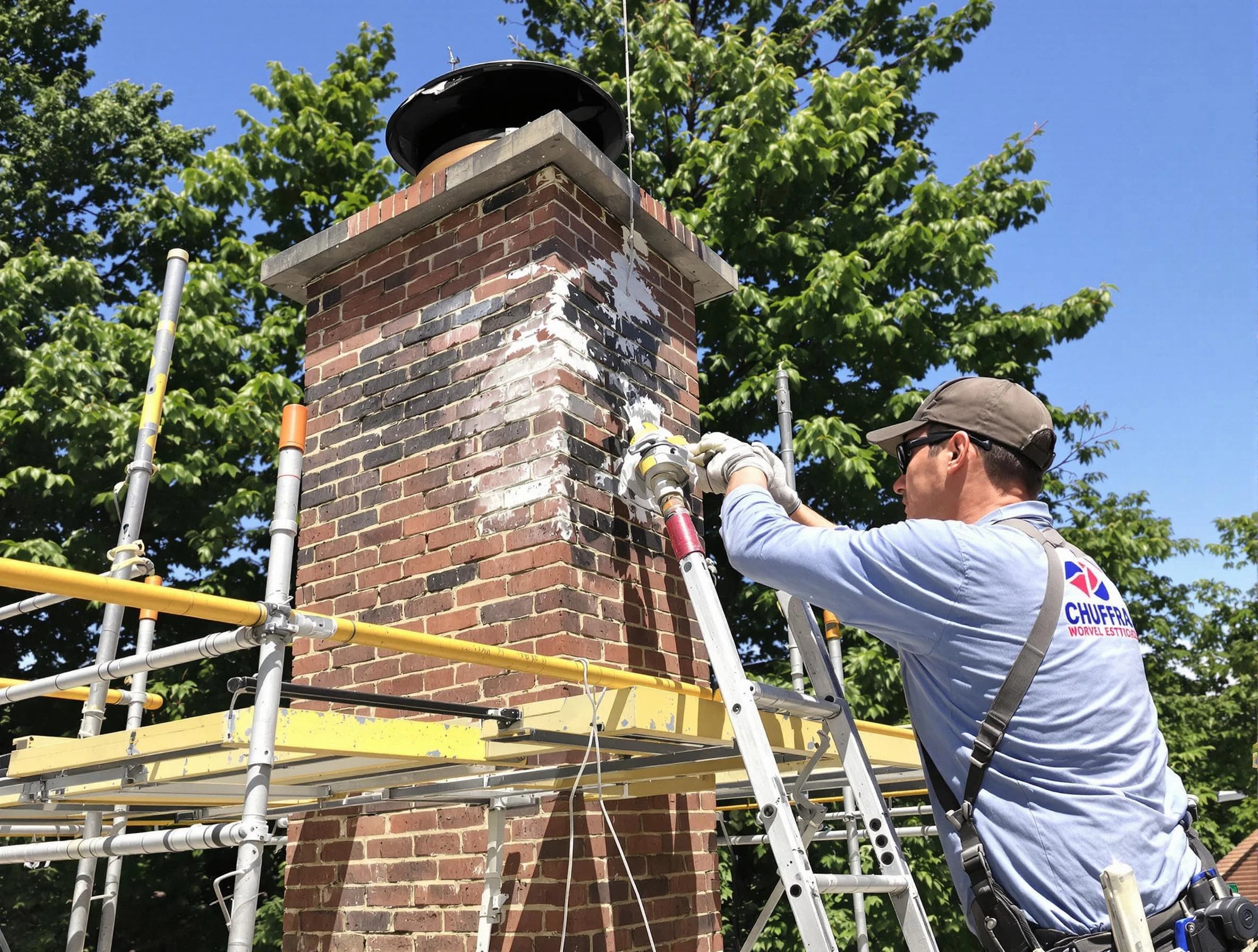 Structural chimney repair by Bennett Chimney Sweep in Bennett, CO
