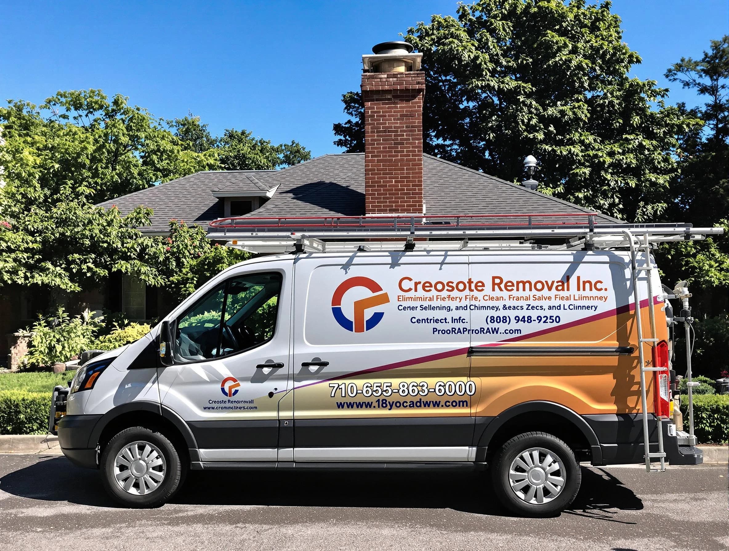 Bennett Chimney Sweep technician removing creosote safely in Bennett, CO
